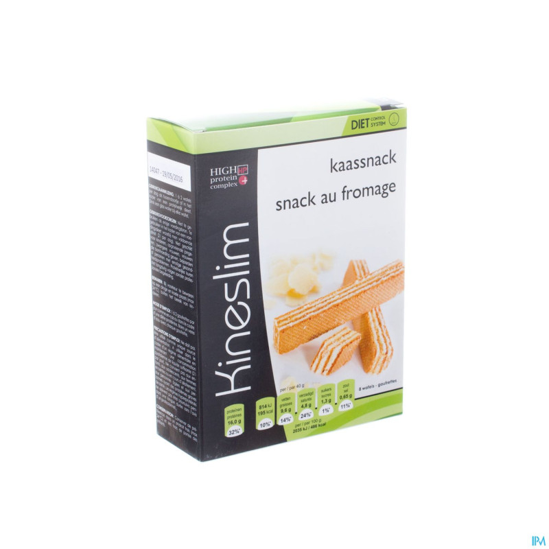 Kineslim snack au fromage gaufres 4x2