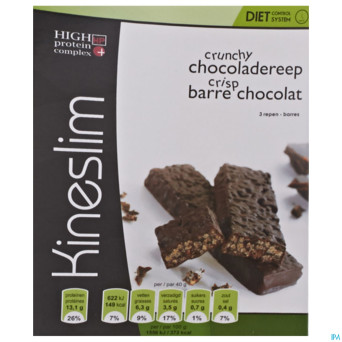 Kineslim barre crisp chocolat 3x40g
