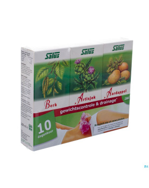 Salus pacquet minceur jus boul./artich/pdt 3x200ml