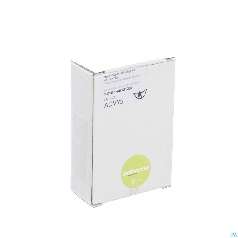 Coupe ongles avec loupe et lumiere    advys