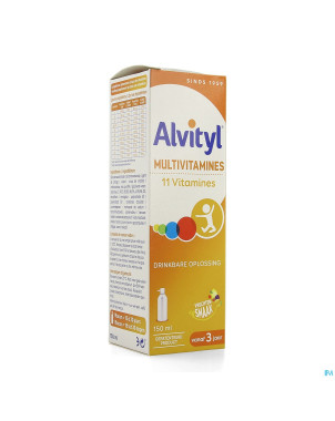 Alvityl multivitamines sol buv. fl 150ml