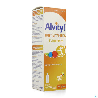Alvityl multivitamines sol buv. fl 150ml