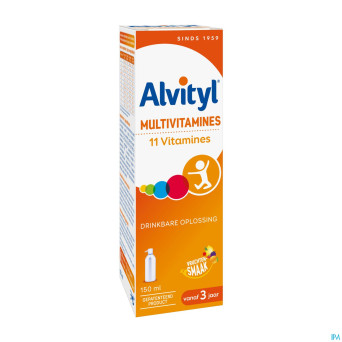 Alvityl multivitamines sol buv. fl 150ml