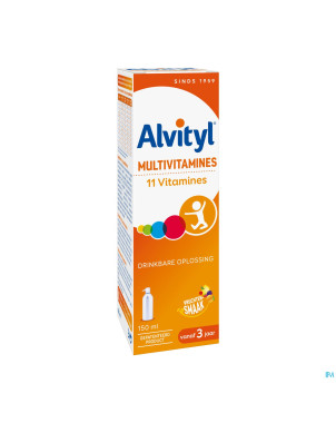 Alvityl multivitamines sol buv. fl 150ml