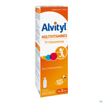 Alvityl multivitamines sol buv. fl 150ml