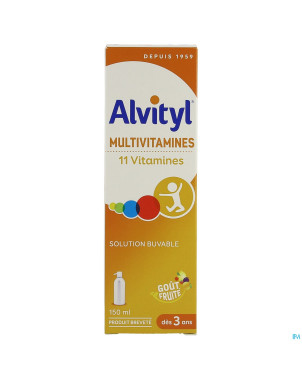 Alvityl multivitamines sol buv. fl 150ml