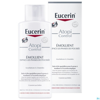 Eucerin atopicontrol emollient corps calmant 250ml