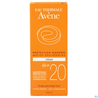 Avene sol ip20 creme s/paraben  50ml