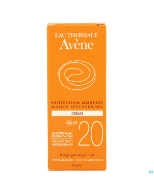 Avene sol ip20 creme s/paraben  50ml