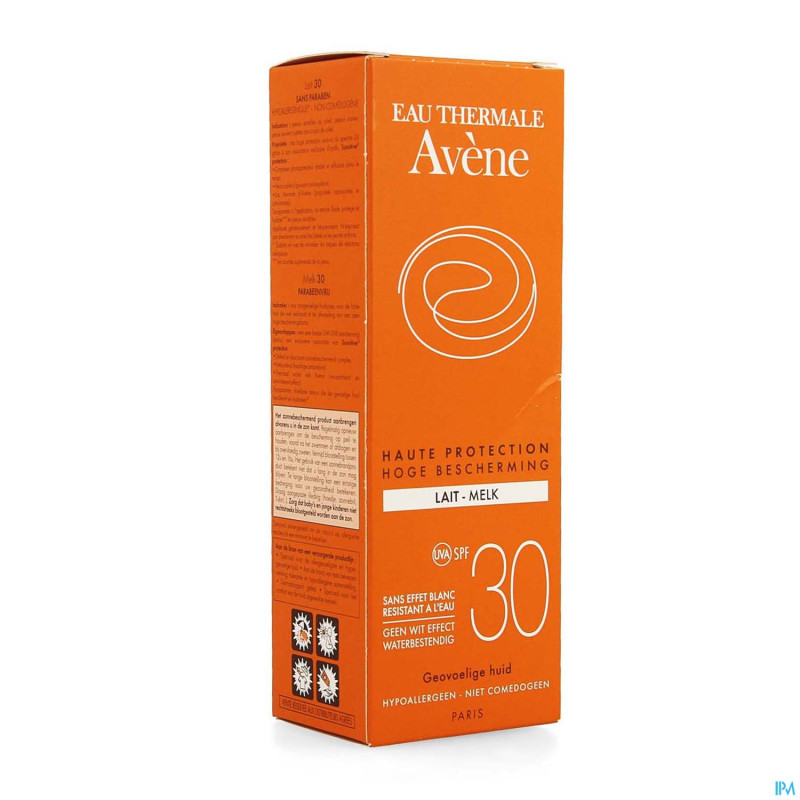 Avene sol spf30 lait s/paraben 100ml