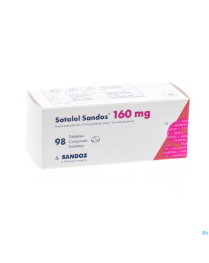 Sotalol sandoz comp 98 x 160 mg