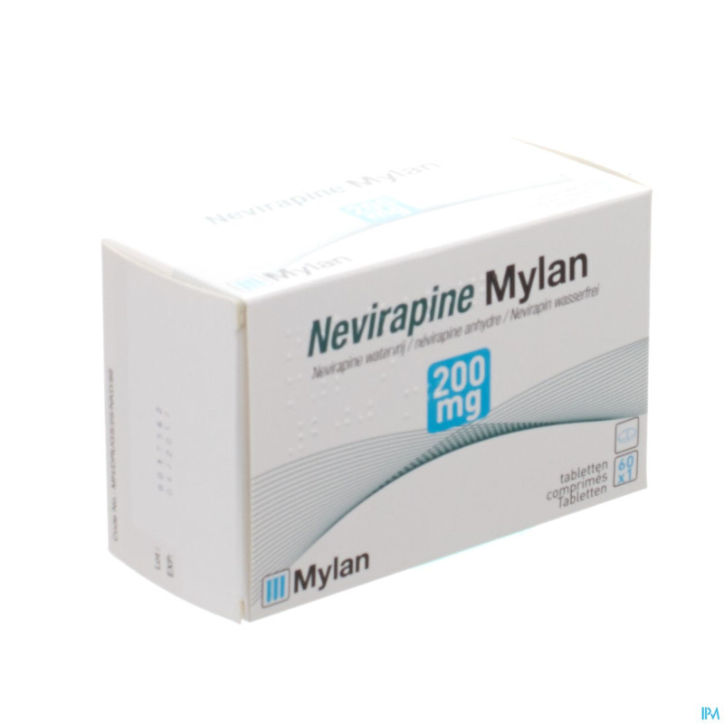 Nevirapine mylan 200mg tabl blister 60