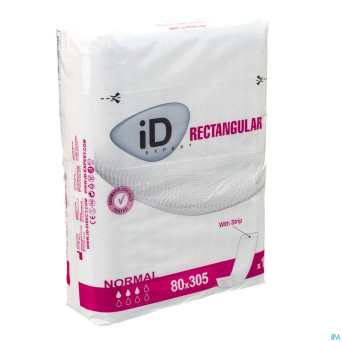 Id expert rectangular pe+strip  80x305mm 12