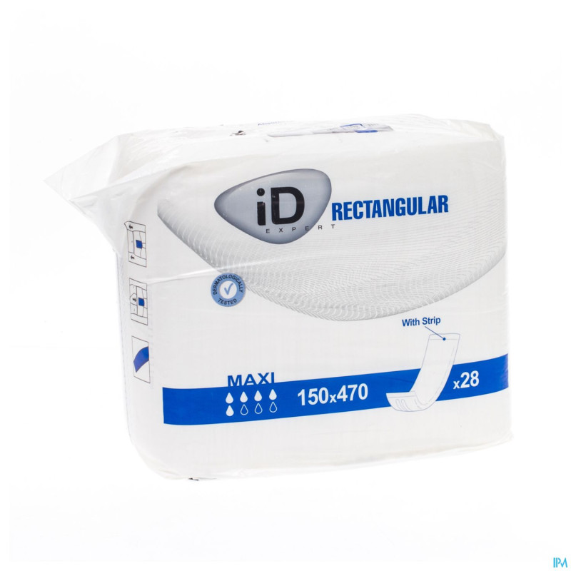 Id expert rectangular pe+strip 150x470mm 28