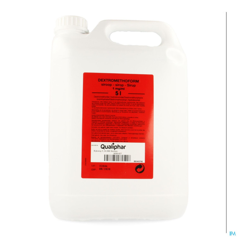 Dextromethoform 1mg/ml sirop    5l qualiphar