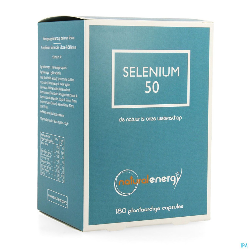 Selenium 50    caps 180 natural energy labophar