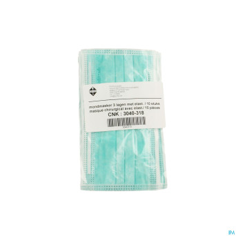 Masque chirurgical 3pl elastique 10    pontos