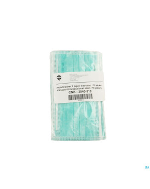 Masque chirurgical 3pl elastique 10    pontos