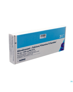 Alendronate calci/vit d sandoz 3x(4enr+72comp eff)