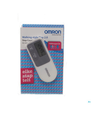 Omron walking style one 2.0 hj320e 10000pas blanc