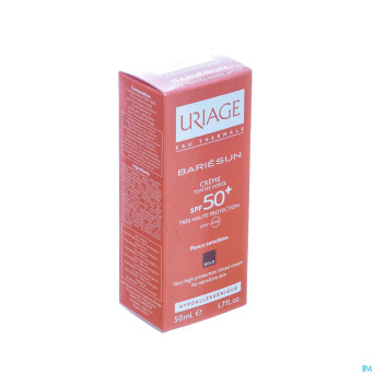 Uriage bariesun cr teintee doree ip50+ p sens 50ml