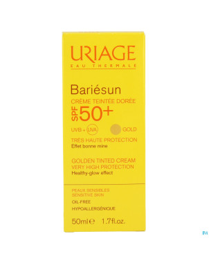 Uriage bariesun cr teintee doree ip50+ p sens 50ml