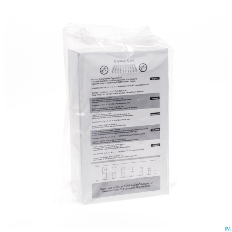 Gelules carte opaque  50 00  850