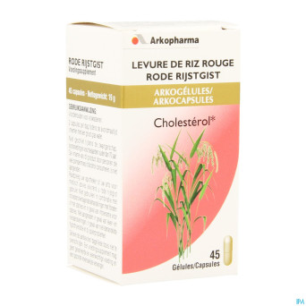 Arkogelules levure de riz rouge  45