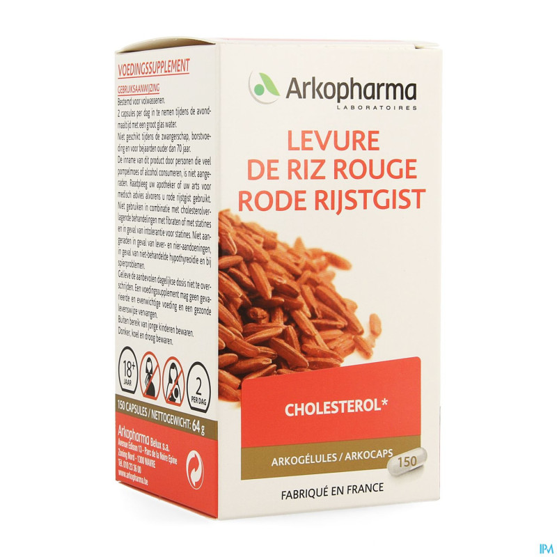 Arkogelules levure de riz rouge 150