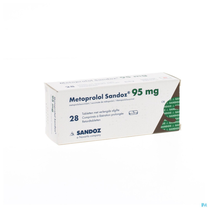Metoprolol  95mg sandoz tabl lib prol  28x 95mg