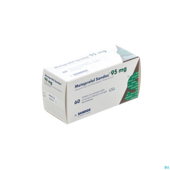 Metoprolol  95mg sandoz tabl lib prol  60x 95mg