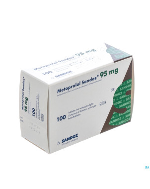 Metoprolol  95mg sandoz tabl lib prol 100x 95mg