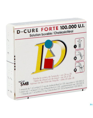 D-cure forte 100.000ui amp 3