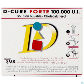 D-cure forte 100.000ui amp 3