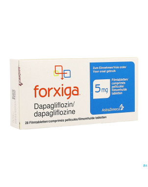 Forxiga  5 mg comp pell 28 x  5 mg