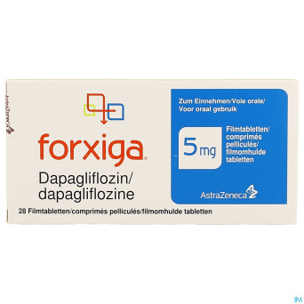 Forxiga  5 mg comp pell 28 x  5 mg