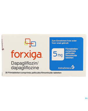 Forxiga  5 mg comp pell 28 x  5 mg