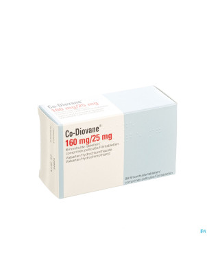 Co diovane 160mg/25,0mg pi pharma comp pel 98 pip