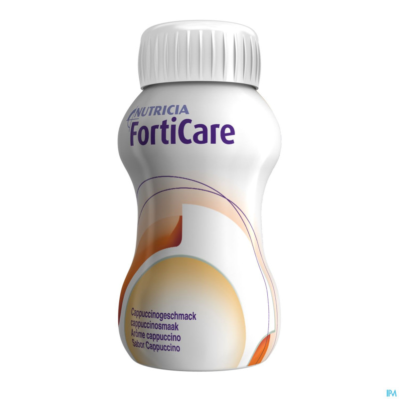Forticare drink cappuccino bouteil. 4x125ml 570716
