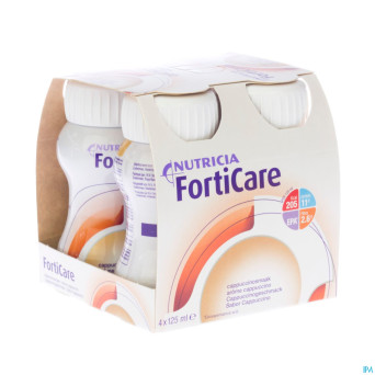 Forticare drink cappuccino bouteil. 4x125ml 570716