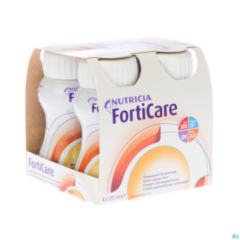 Forticare drink orange-citron  bout.4x125ml 570891