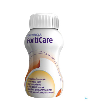 Forticare drink orange-citron  bout.4x125ml 570891
