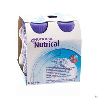 Nutrical neutre    bouteille 4x200ml 573707