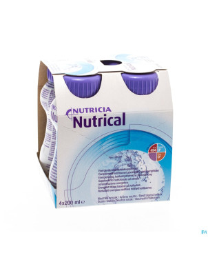 Nutrical neutre    bouteille 4x200ml 573707