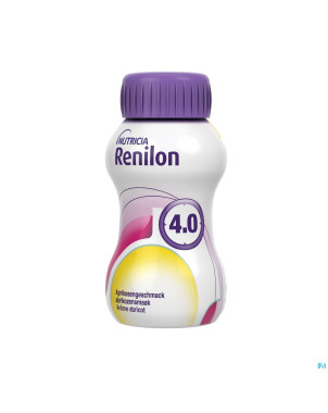 Renilon 4.0 abricot    bouteille 4x125ml 570978