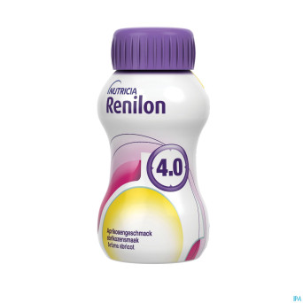Renilon 4.0 abricot    bouteille 4x125ml 570978