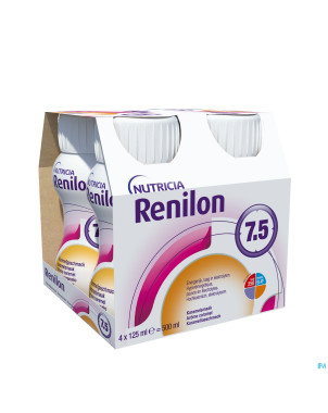 Renilon 7.5 caramel    bouteille 4x125ml 570978