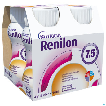 Renilon 7.5 caramel    bouteille 4x125ml 570978