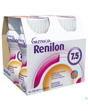 Renilon 7.5 caramel    bouteille 4x125ml 570978