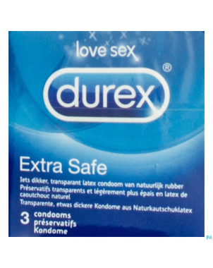 Durex extra safe    preservatifs 3